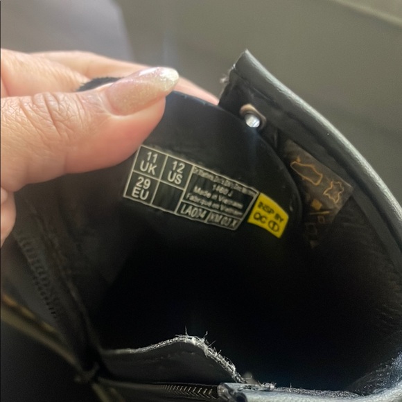 Dr. Martens Black Leather Boots - Picture 6 of 7